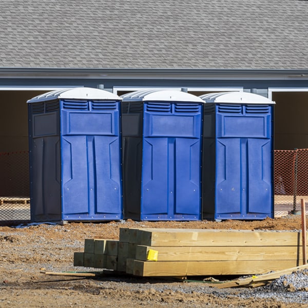 are there any restrictions on what items can be disposed of in the porta potties in Cromwell